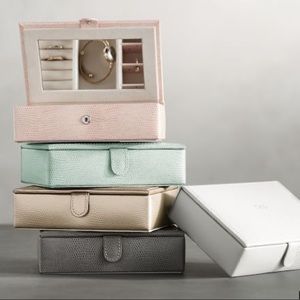 Pottery Barn McKenna travel jewelry box